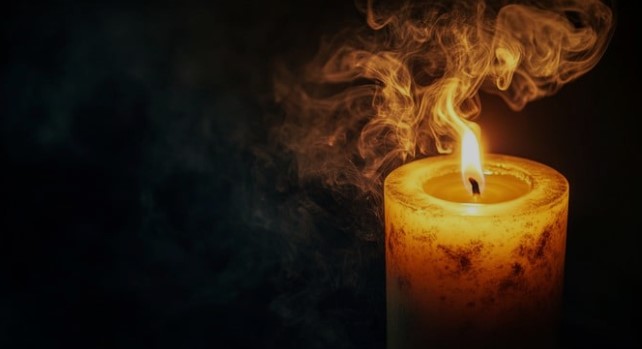 موم بتی اور دھاگہ