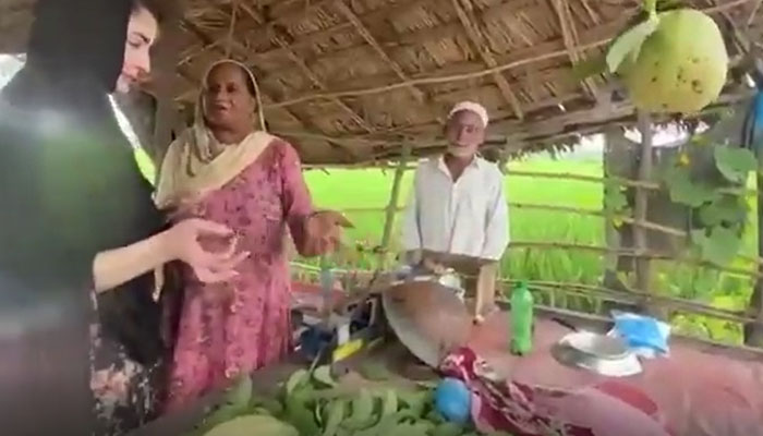 سیلاب زدہ علاقے کے دورے کے بعد برلب سڑک وزیراعلی پنجاب مریم نواز اچانک کیوں رک گئیں ؟