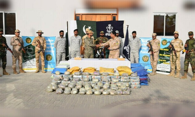 پاک بحریہ اور اے این ایف کا مشترکہ آپریشن،کروڑوں مالیت کی منشیات ضبط