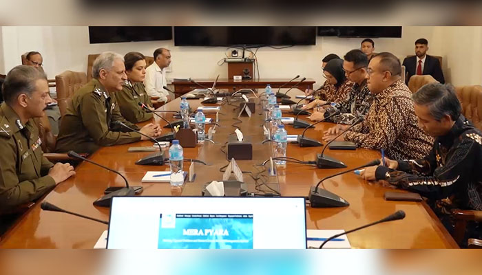 پنجاب پولیس کے اہلکار جکارتہ میں تربیت حاصل کرینگے ،انڈونیشی  وفد کی آئی جی پنجاب آفس آمد