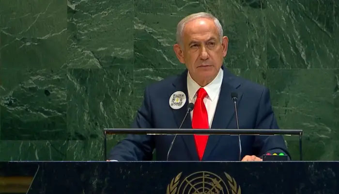 اقوام متحدہ میں نیتن یاہو کے خطاب کا بائیکاٹ، درجنوں شرکا ہال سے باہر چلے گئے
