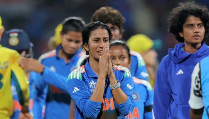 وومن ون ڈے ورلڈ کرکٹ کپ،بھارت دفاعی چیمپئین آسٹریلیا کو ہرا کر فائنل میں پہنچ گیا