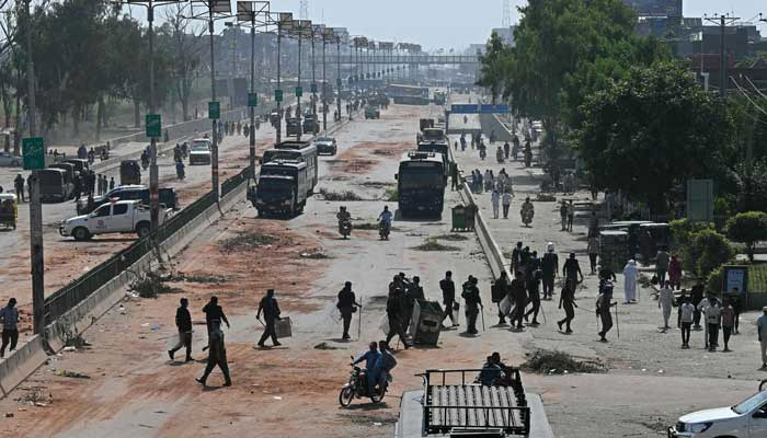 مرید کے میں پرتشدد احتجاج میں ملوث ملزمان کی تلاش کیلئے سرچ آپریشن، قائدین کیخلاف مقدمات درج
