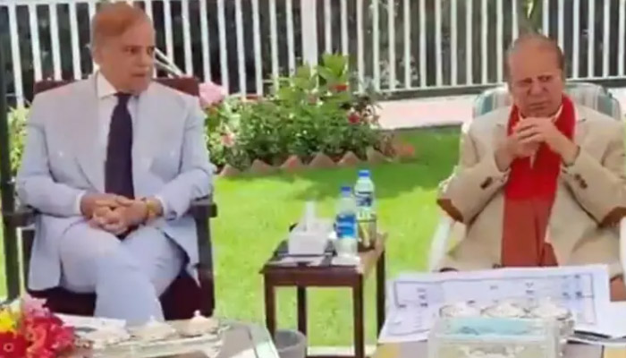 جاتی عمرا میں وزیراعظم شہبازشریف کی نواز شریف سے اہم ملاقات