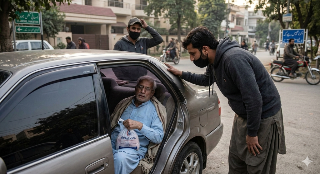 لاہور ڈاکو اور انسانیت آمنے سامنے،،تھانے کے سامنے ڈکیتی انسانیت نے جرم کو مات دیدی