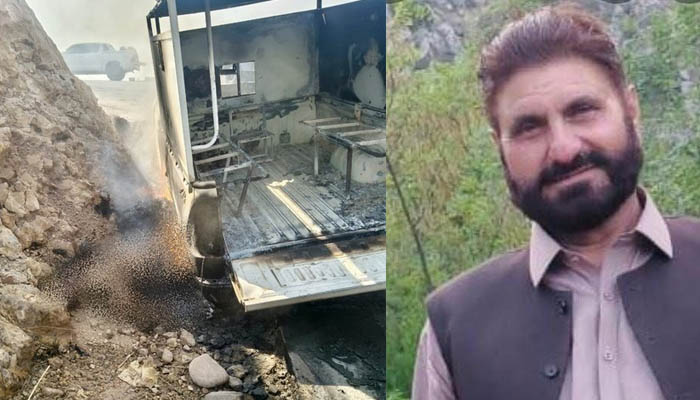 کوہاٹ، پولیس وین پر دہشت گردوں کی فائرنگ، ڈی ایس پی سمیت 5اہلکار دو راہگیر شہید