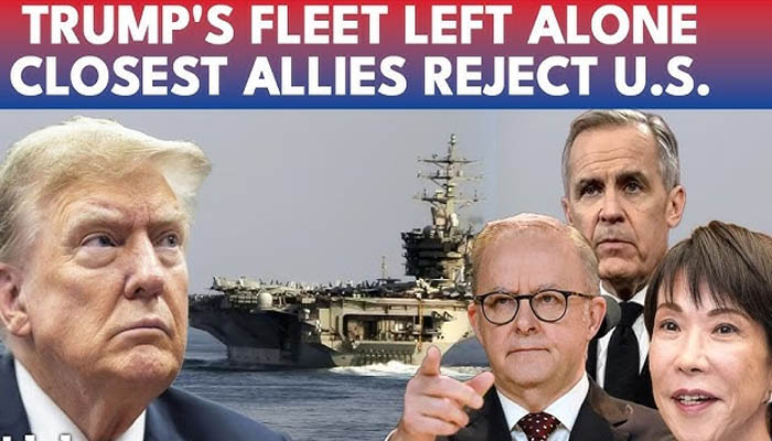 ٹرمپ کا مطالبہ، اتحادیوں کا ‘NO’: جاپان، آسٹریلیا اور یورپ کا آبنائے ہرمز میں جنگی جہاز بھیجنے سے صاف انکار!