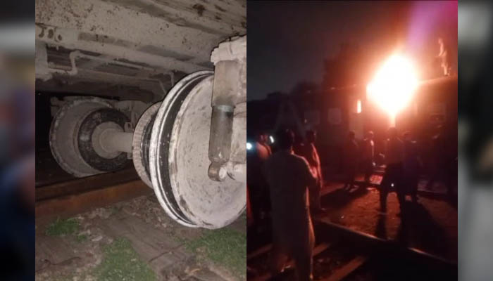 لاہور میں شالیمار ایکسپریس کو حادثہ، بوگیوں میں آگ لگ گئی