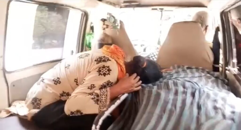 مقتول دانش عرف جانی وسطڑو کی لاش ورثاء کے حوالے