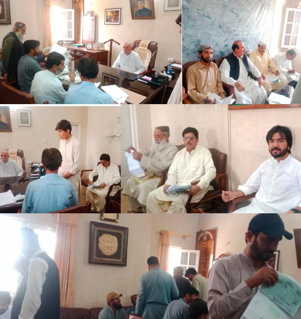 مستونگ کی مختلف یونین کونسلوں کی لوکل کمیٹی کا اجلاس