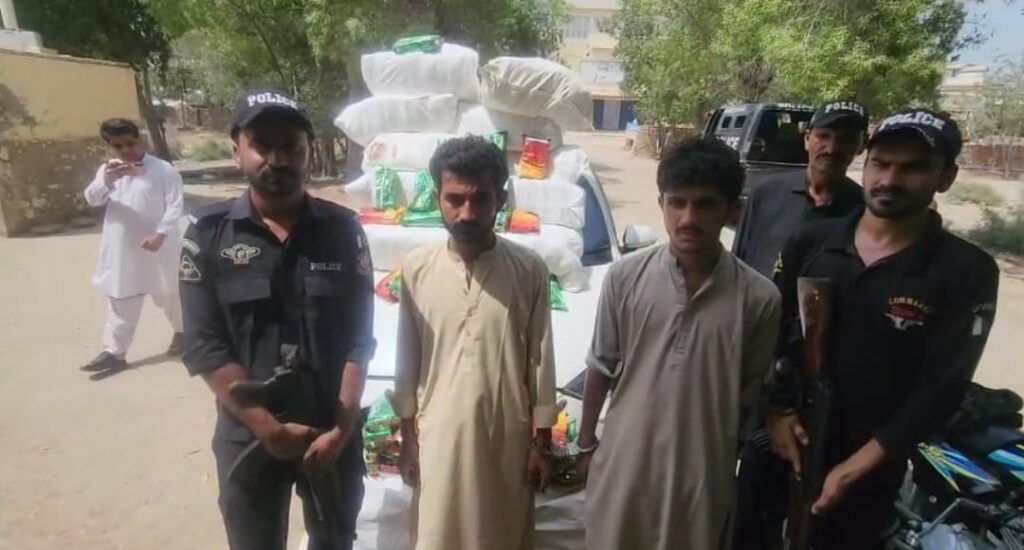 منشیات کی بھاری کھیپ برآمد، دو ملزمان گرفتار
