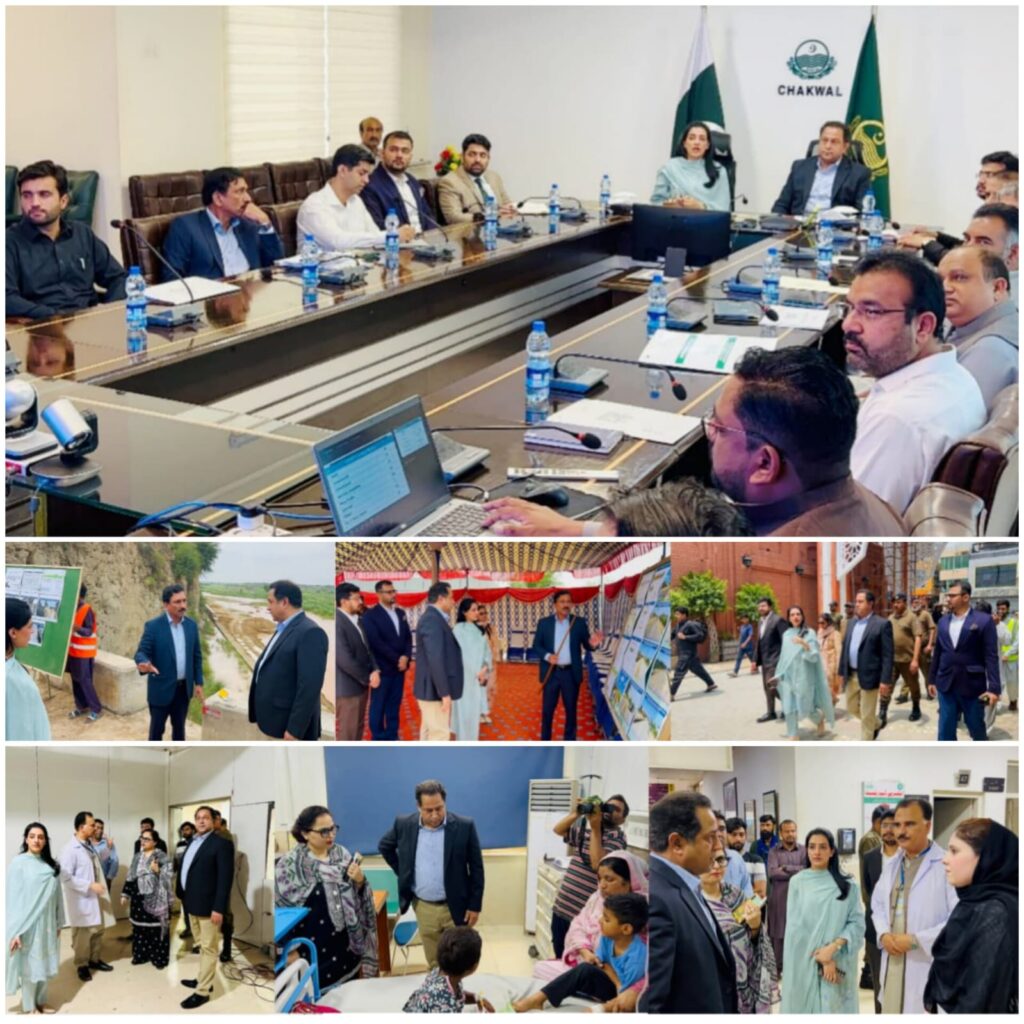 کمشنر کا دورۂ چکوال، ترقیاتی منصوبوں کی بروقت اور معیاری تکمیل یقینی بنانے کی ہدایت