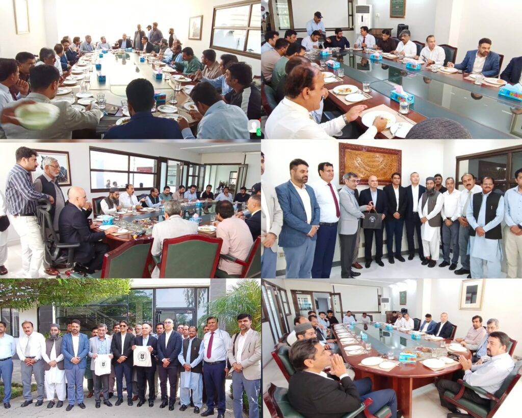 قازقستانی وفد اور جی سی یونیورسٹی فیصل آباد کے وفد کا اقبال رائس ملز کا دورہ