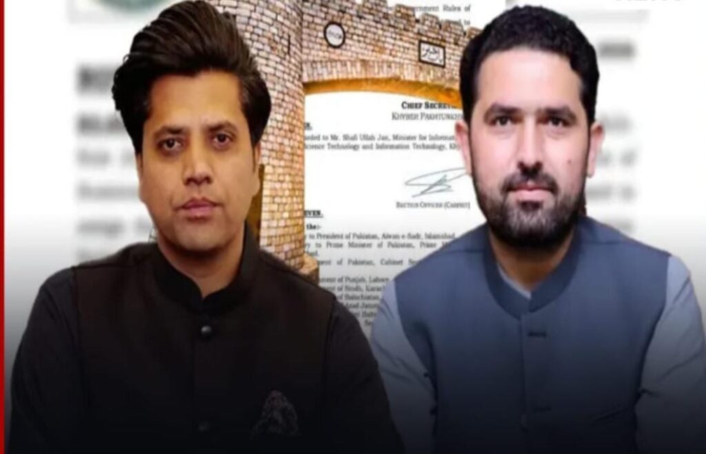 سہیل آفریدی کا اہم فیصلہ، شفیع جان کو سائنس اینڈ انفارمیشن ٹیکنالوجی کا اضافی قلمدان سونپ دیا