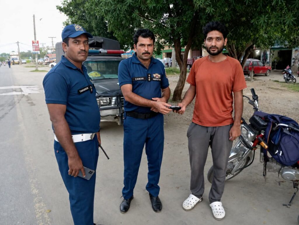 ٹریفک ملازمین نے ملنے والاپرس مالک تک پہنچادیا