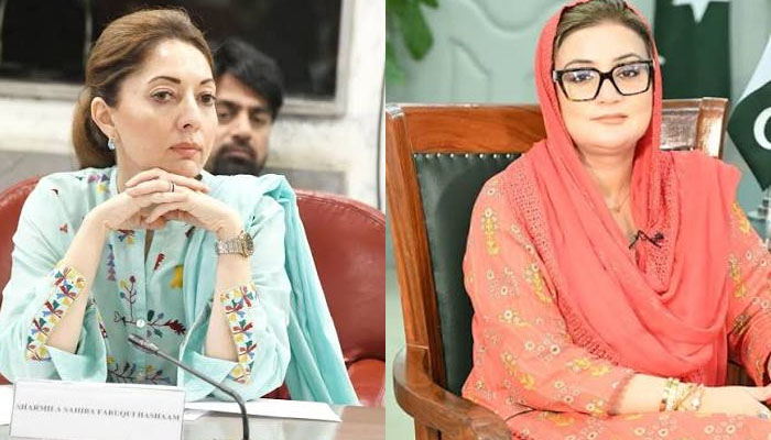 تم سے نہ ہوپائے گا ،عظمیٰ بخاری ، شرمیلا صاحبہ فاروقی کا شعر میں جواب