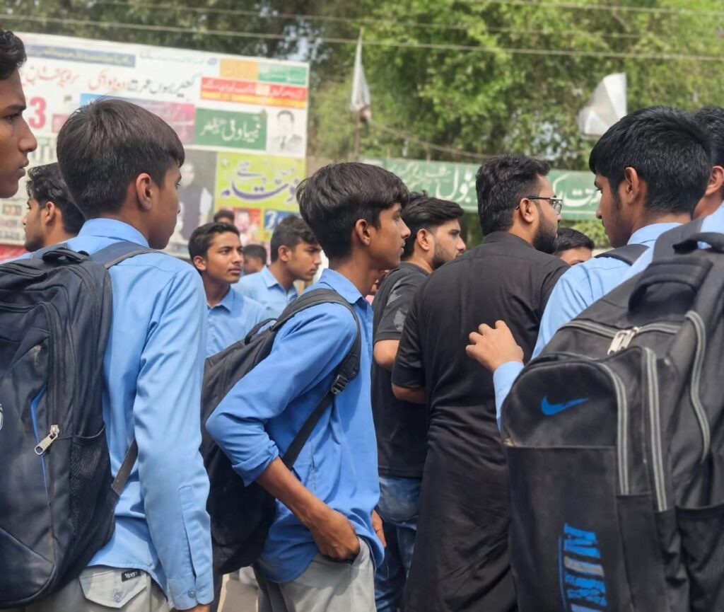 طلباء میں شدید جھگڑا، پولیس کی مزید نفری پہنچنے پر ملزمان فرار