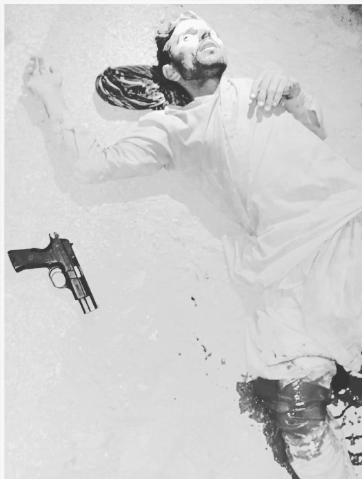 کھڈہر پولیس کا ڈاکوؤں سے مقابلہ، زخمی ڈاکو گرفتار، اسلحہ برآمد