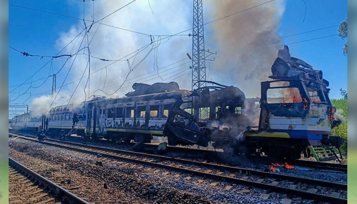 یوکرین میں روسی ڈرون کا بورس جانسن، اہم شخصیات کی ٹرین پرحملہ،