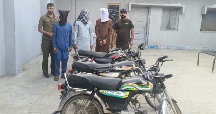 ڈکیتی میں ملوث ’جوجو گینگ‘ کے 3 ملزمان گرفتار، 30 لاکھ کا مالِ مسروقہ برآمد