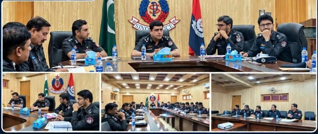 ڈی آئی جی شہید بینظیر آباد کا اجلاس: قتل کے مقدمات کی تفتیش تیز اور منشیات فروشوں کے خلاف کریک ڈاؤن کا حکم