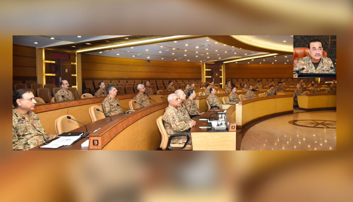 9 مئی جیسی صورتحال پیدا کرنے کی کسی بھی کوشش سے آہنی ہاتھوں سے نمٹا جائے گا، کور کمانڈرزکانفرنس